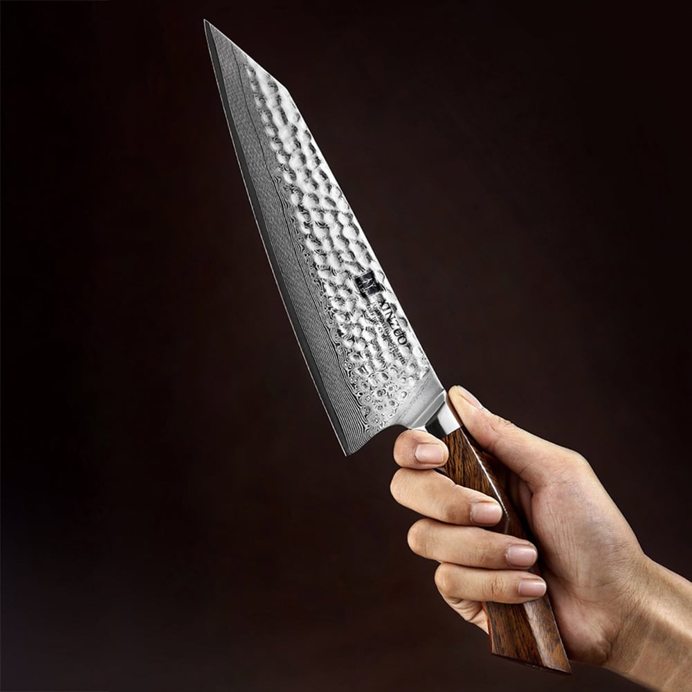 Ensemble de couteaux 3 pièces avec manche en bois de fer désert image de fenêtre