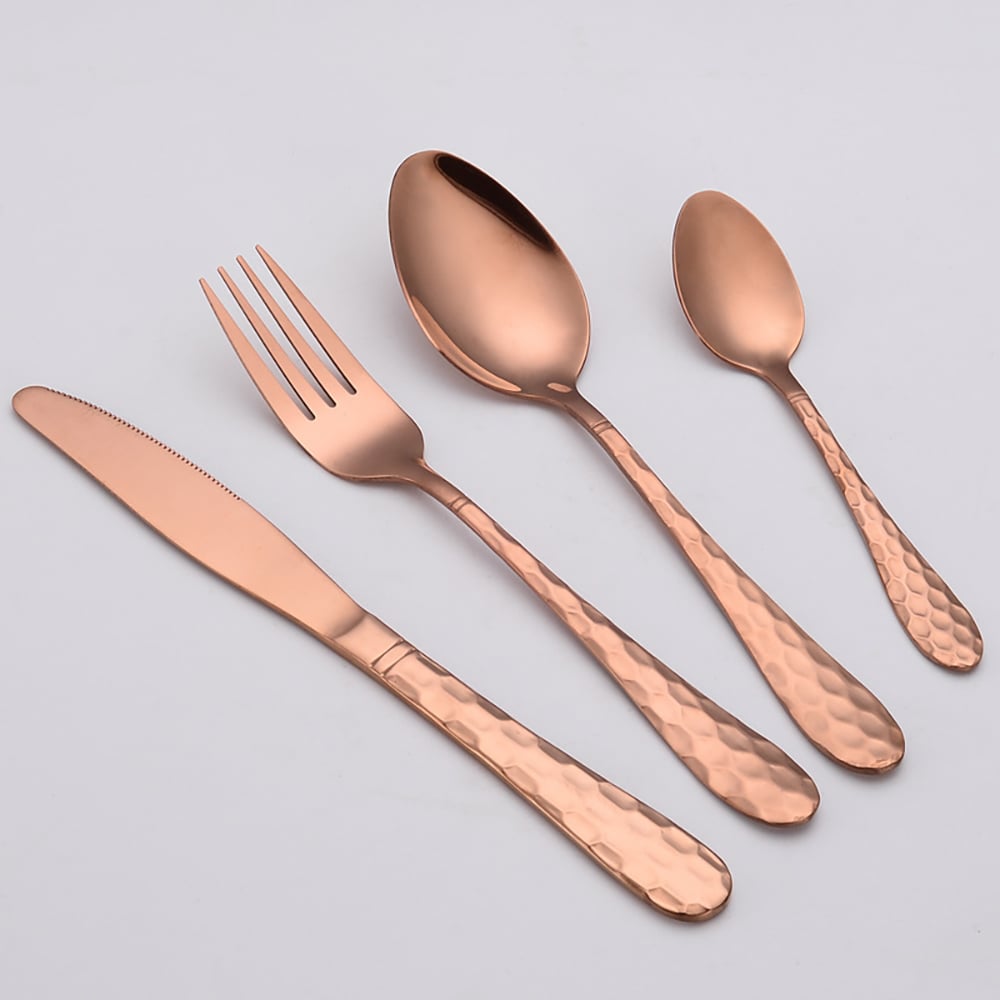 60 Pieces Stainless Steel Flatware Set Tableware Set, Service for 15 window image