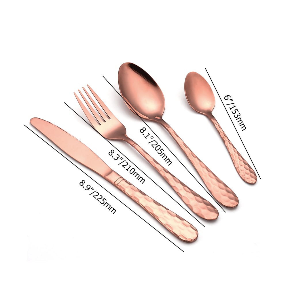 60 Pieces Stainless Steel Flatware Set Tableware Set, Service for 15 window image