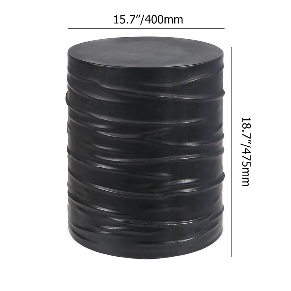 Tabouret de jardin en forme de cylindre en oxyde de magnésium 400 mm image de fenêtre