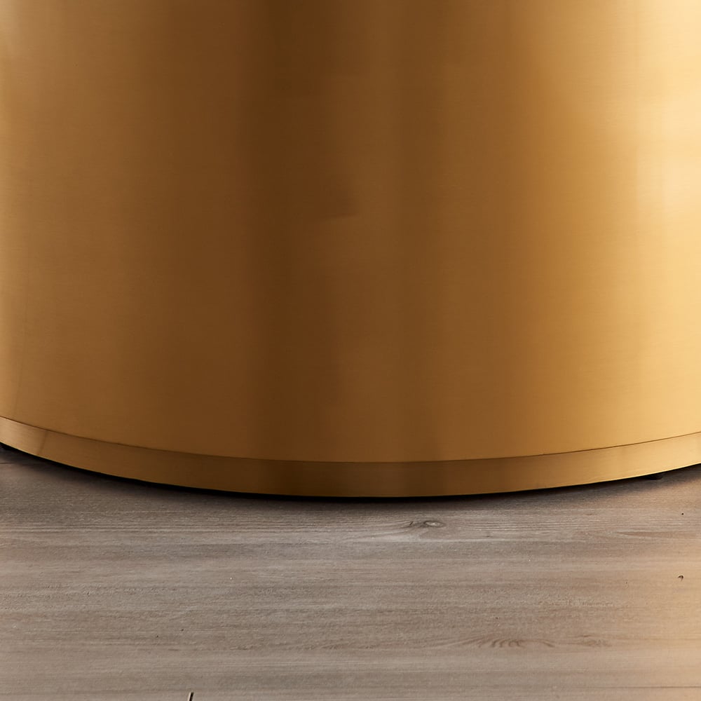 Modern Sintered Stone Nesting Coffee Table with Stainless Steel Base window image