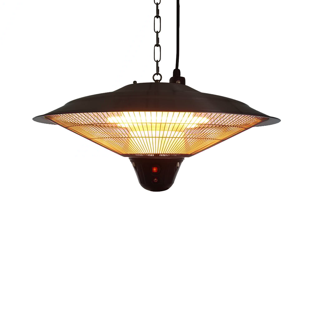 2100W buitenverwarming Patio hangende elektrische verwarming met afstandsbediening Vensterafbeelding