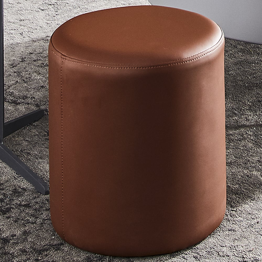 3 Pieces Victory Sintered Stone Top Coffee Table Set with Faux Leather Stool window image