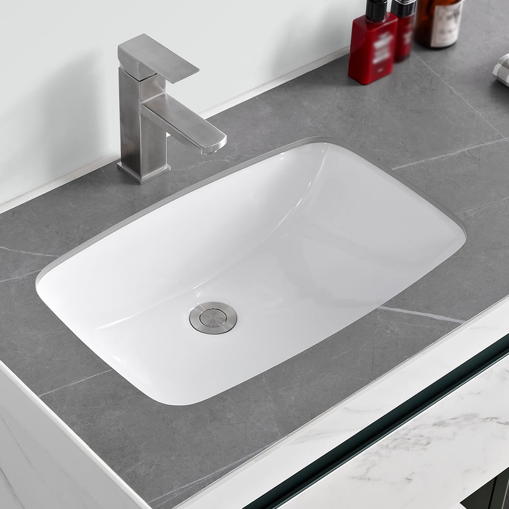 1200mm Green & White Ceramic Single Basin Floating Bathroom Vanity with 2 Doors window image