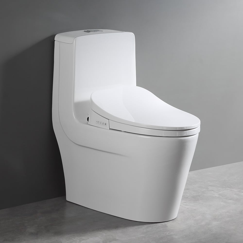 Elongated Automatic Self Clean Toilet Seat Cover Intelligent Toilet Seat Cover window image
