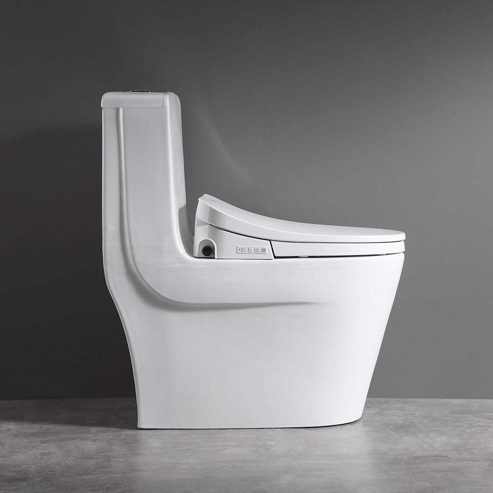 Elongated Automatic Self Clean Toilet Seat Cover Intelligent Toilet Seat Cover window image