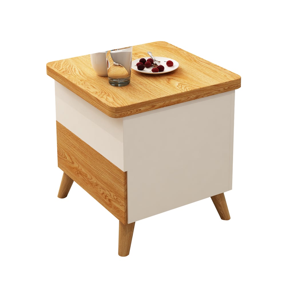 Table basse extensible à dessus relevable avec rangement multifonction et multicolore image de fenêtre