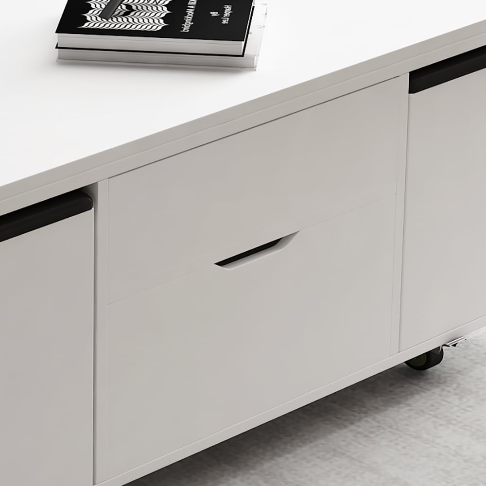 Lift Top Extendable Coffee Table with 4 Stools & Storage Multipurpose window image