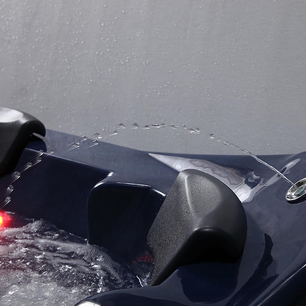 Baignoire de massage spa extérieure carrée en acrylique 2100 mm 6 personnes 67-Jet image de fenêtre