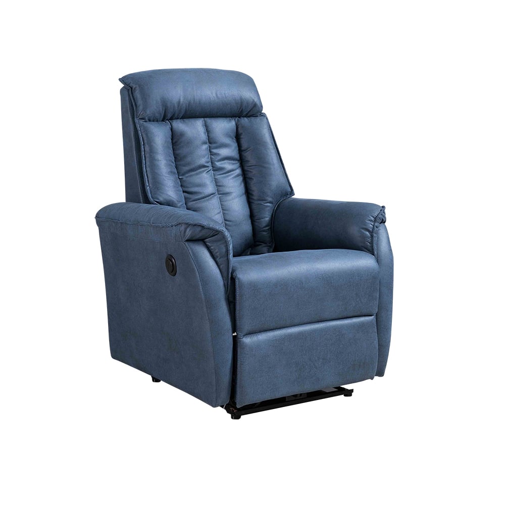Modern Ergonomic Swivel Glider Recliner High-Back Massage Chair with Headrest window image