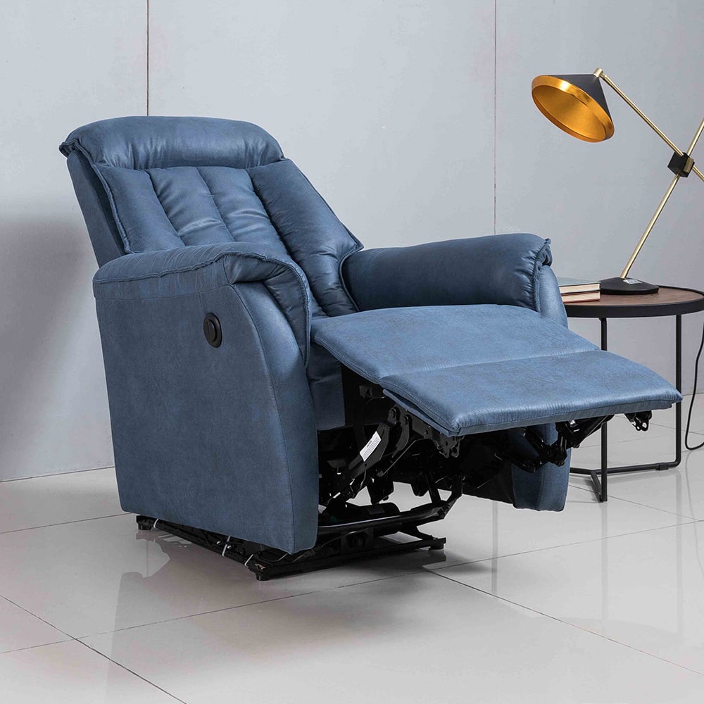 Modern Ergonomic Swivel Glider Recliner High-Back Massage Chair with Headrest window image