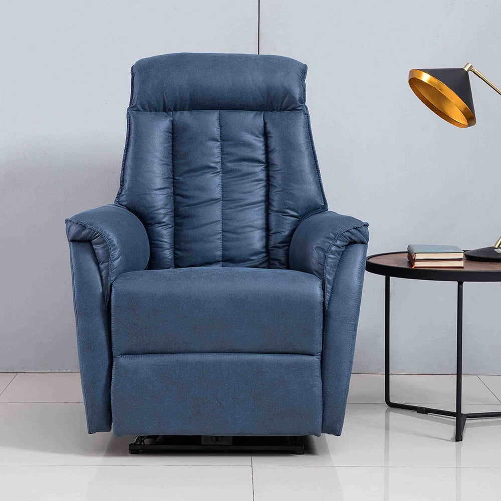 Modern Ergonomic Swivel Glider Recliner High-Back Massage Chair with Headrest window image