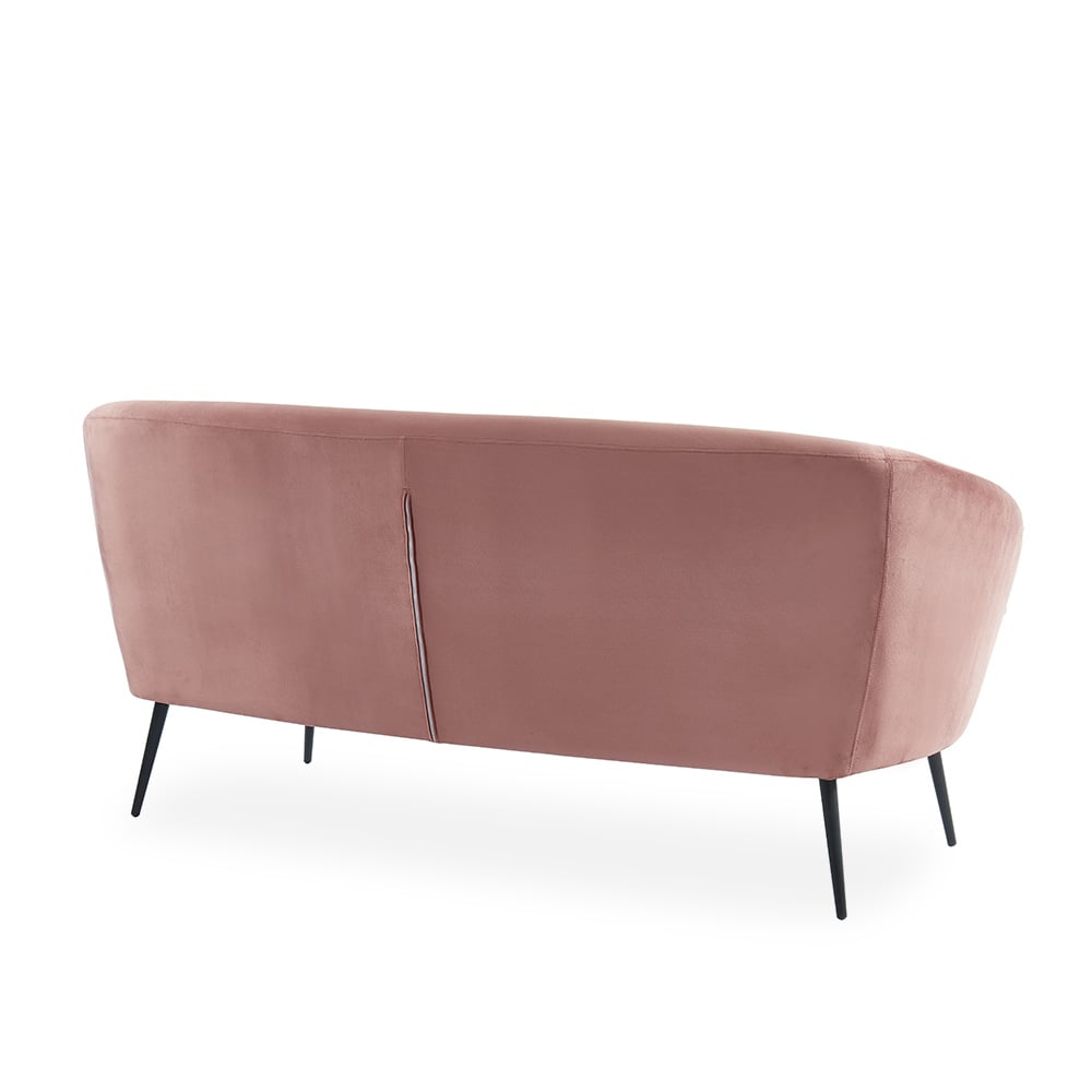 Moderne 1900mm roze brede velet bank metalen poten Vensterafbeelding