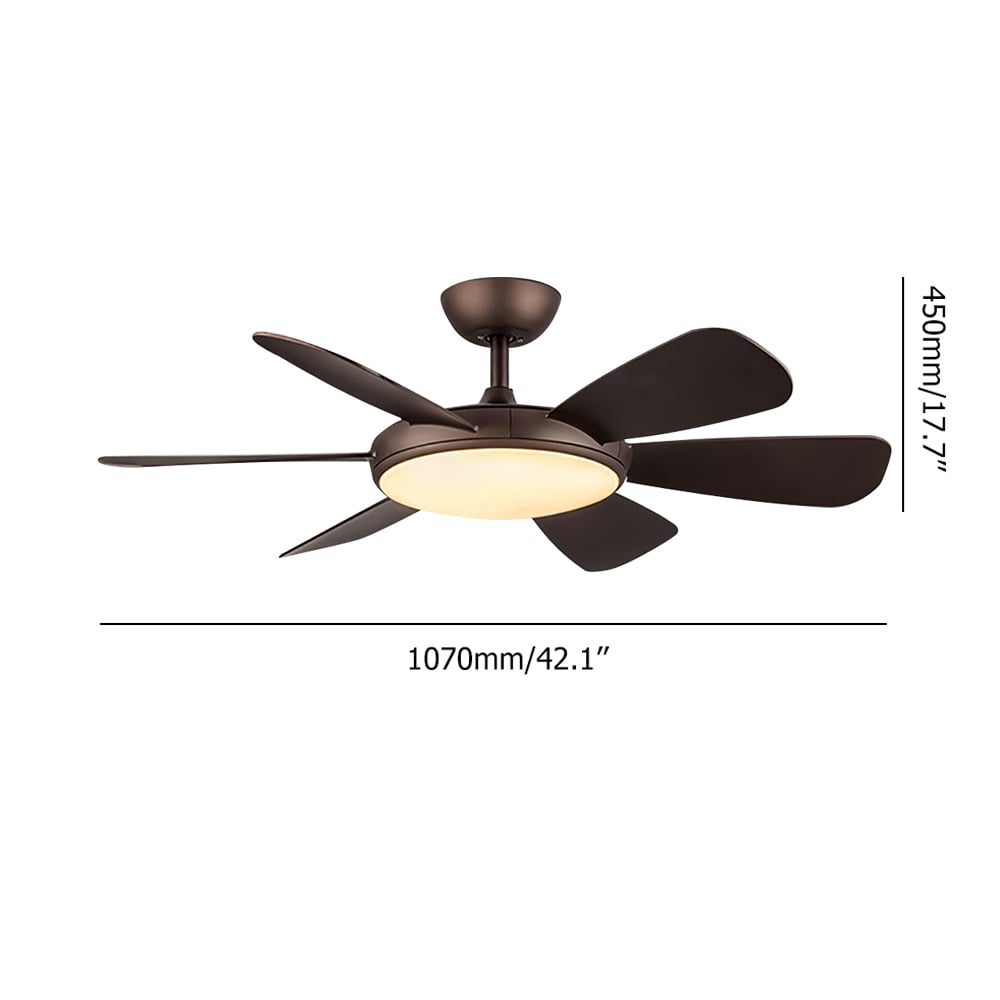 Creative Modern Living Room Ceiling Fan With Remote Control weights dimensions image