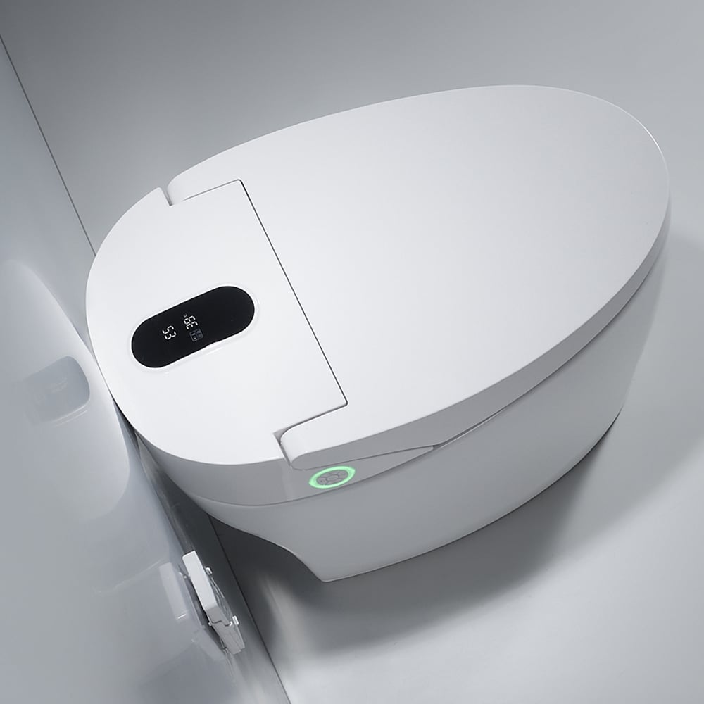 Smart Toilet Tankless Automatic Toilet One-Piece Floor Mounted Self Clean window image