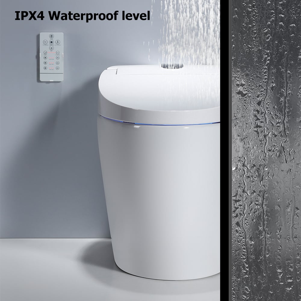 Smart Toilet Tankless Automatic Toilet One-Piece Floor Mounted Self Clean window image