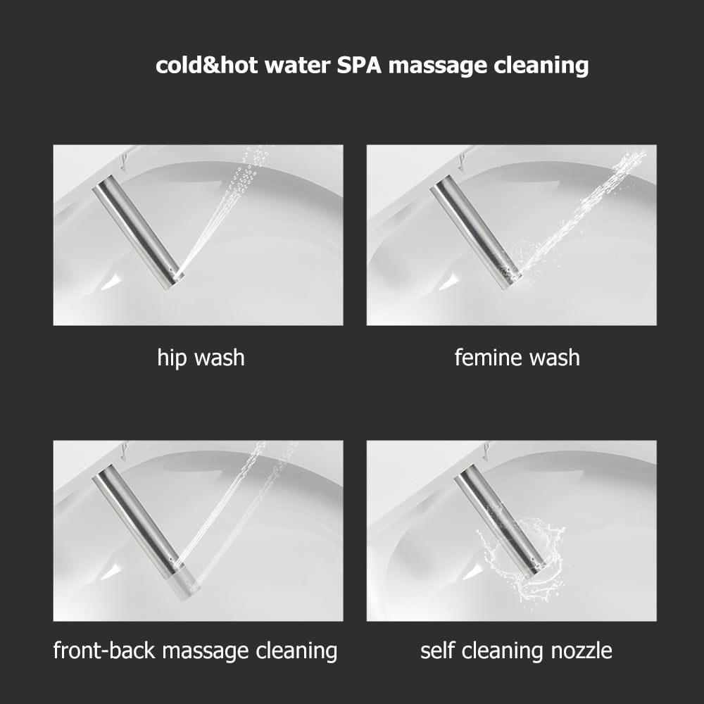 Smart Toilet Tankless Automatic Toilet One-Piece Floor Mounted Self Clean window image