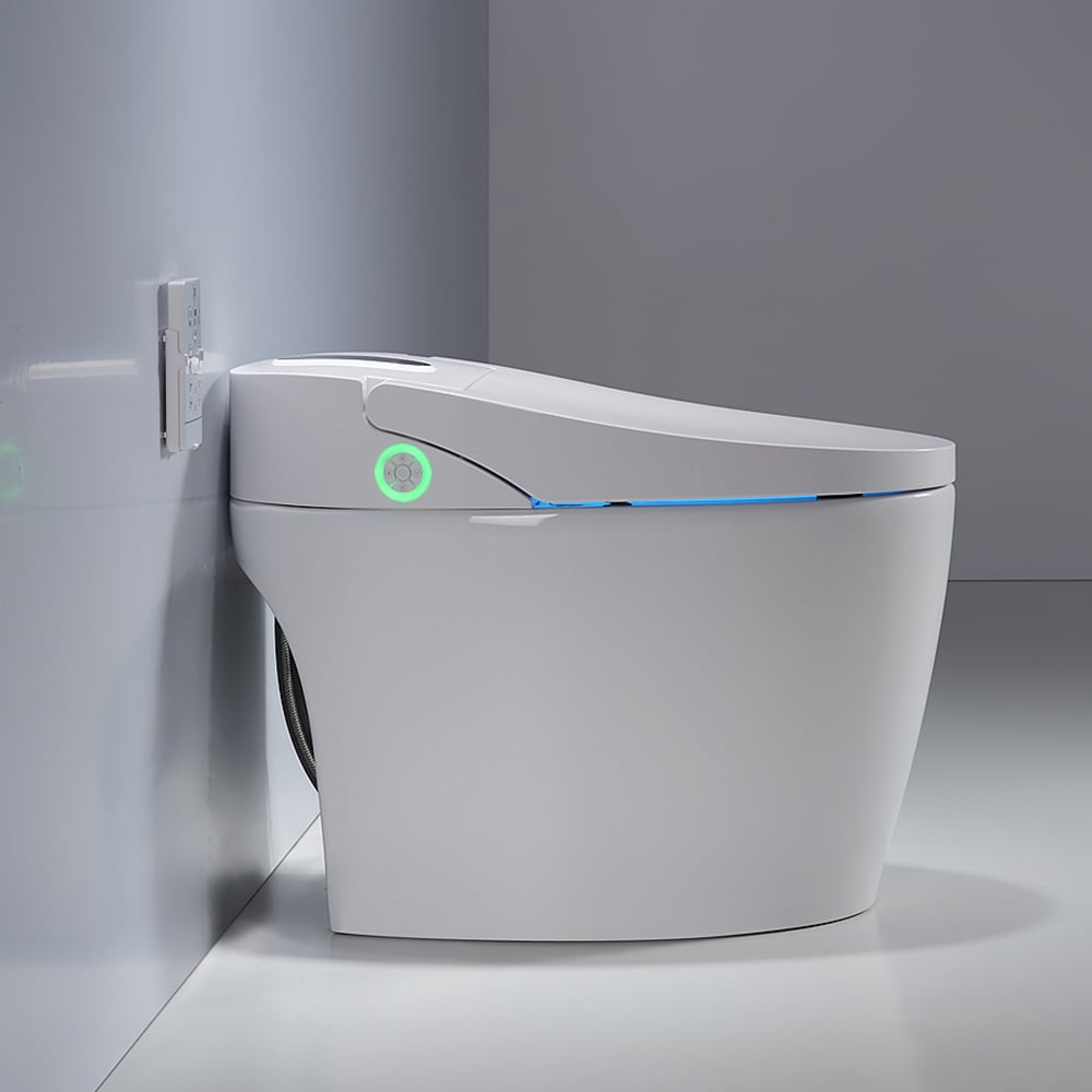 Smart Toilet Tankless Automatic Toilet One-Piece Floor Mounted Self Clean window image