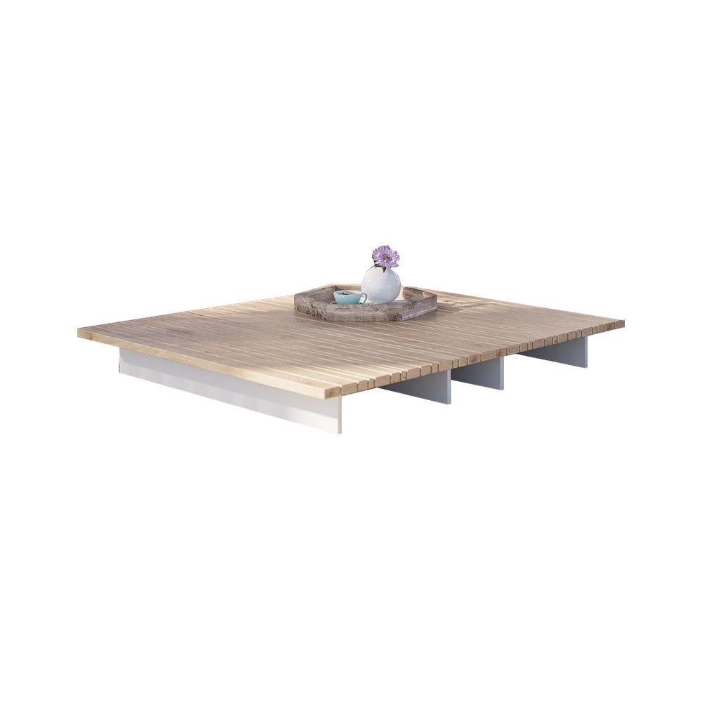 Rectangle Teak Wood Outdoor Coffee Table Patio Table window image