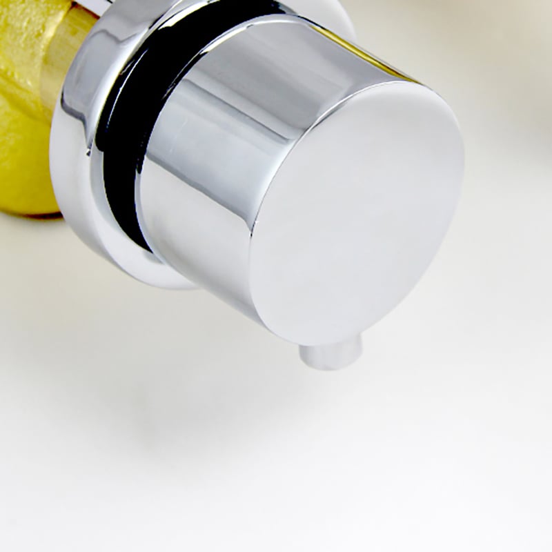 Stev Double Round Handle Wall Mount Sink Faucet window image