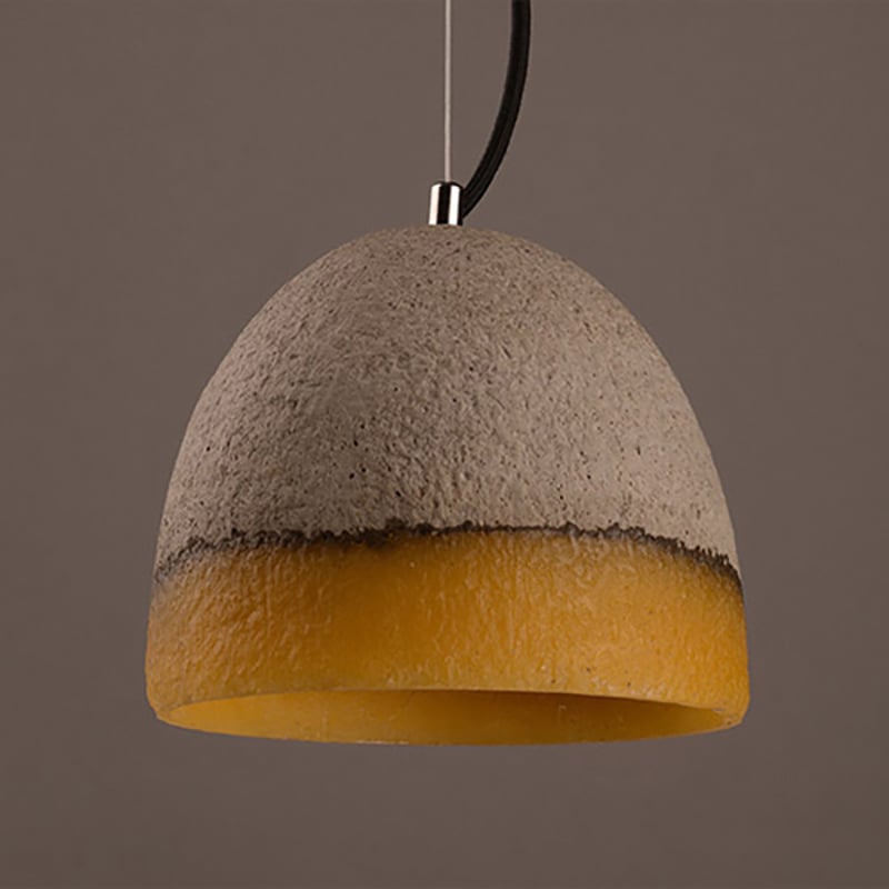 Loomier Mini 1-Light Pendant Light Concrete Light Shade window image