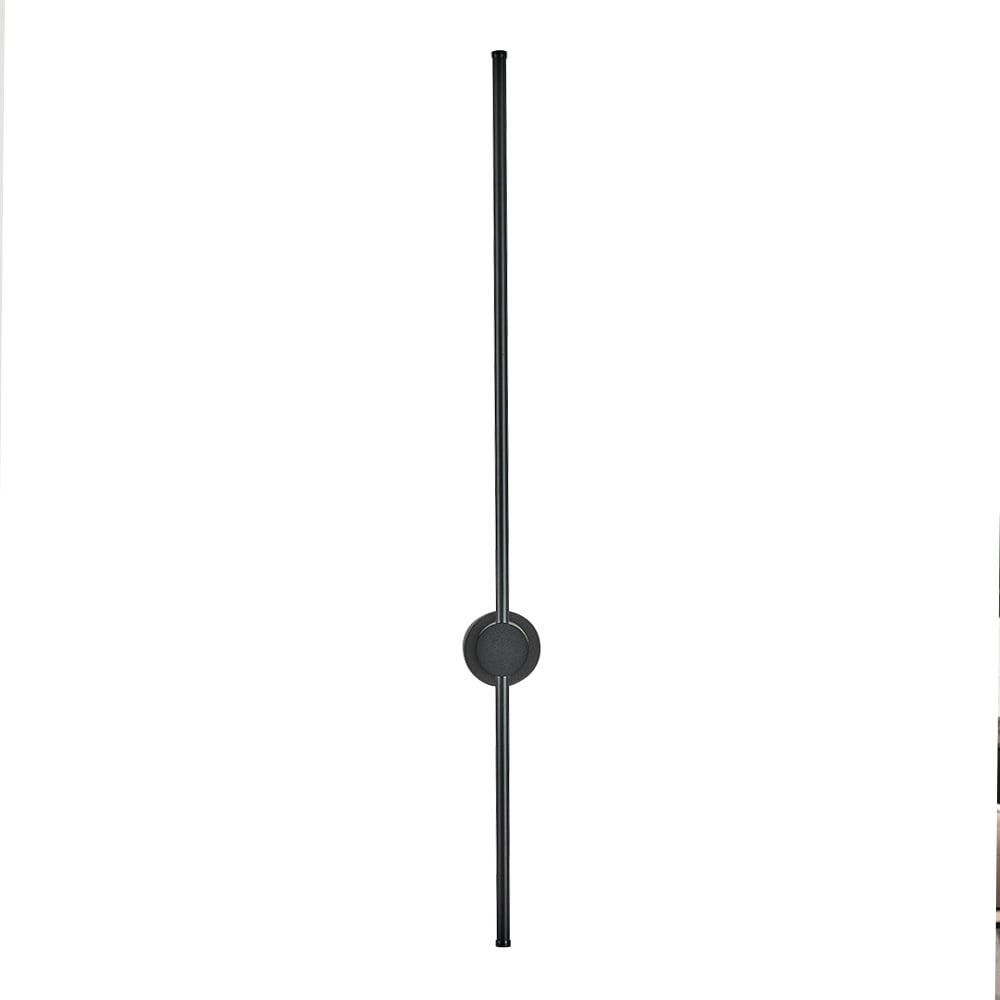 Applique murale en métal noir en forme de bande LED image de fenêtre