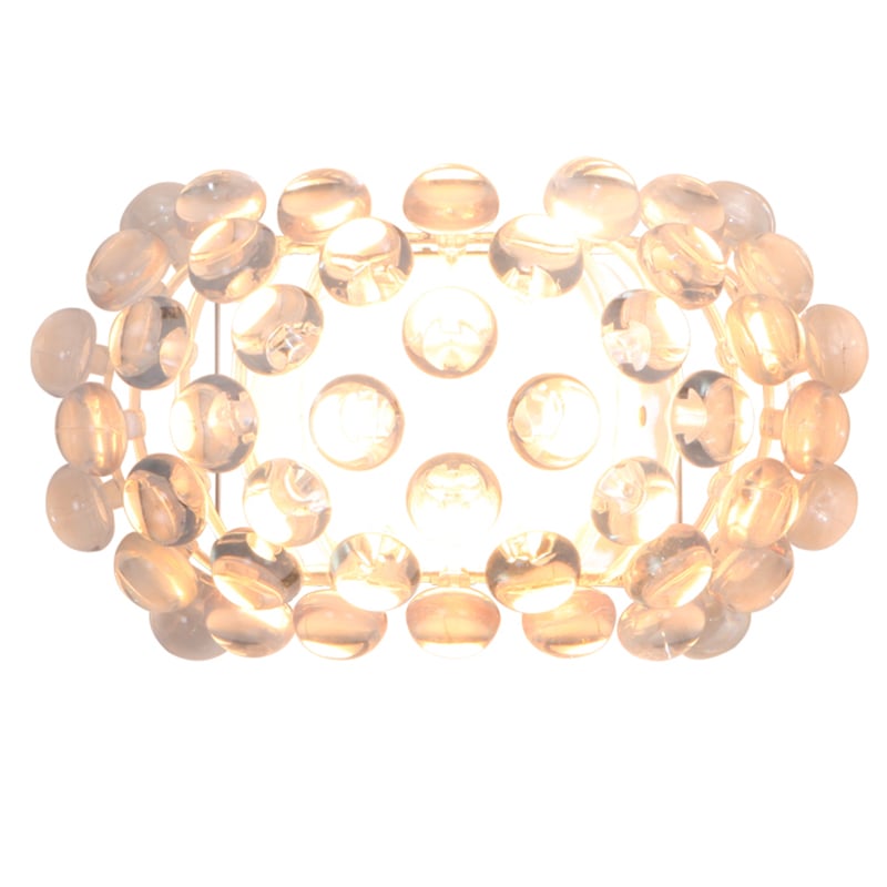 Bling Bling Silver 1-Light Wall Light with Clear Acrylic Beads window image