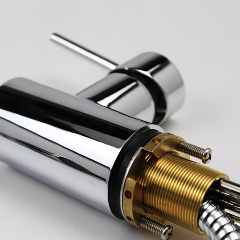 Brewst Swing Arm Pull Out Spray Kitchen Faucet In Chrome window image