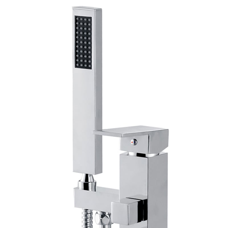 Fantasia Chrome Waterfall Clawfoot Tub and Shower Filler window image