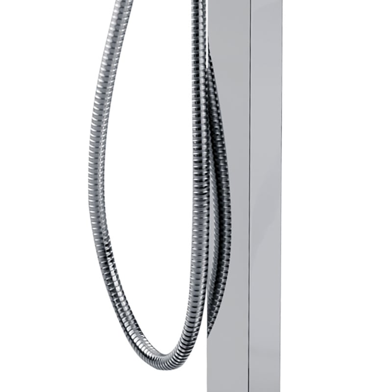 Fantasia Chrome Waterfall Clawfoot Tub and Shower Filler window image
