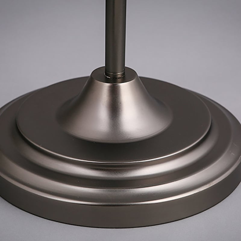 1-Light Industrial Adjustable Swing Arm Floor Lamp Black window image