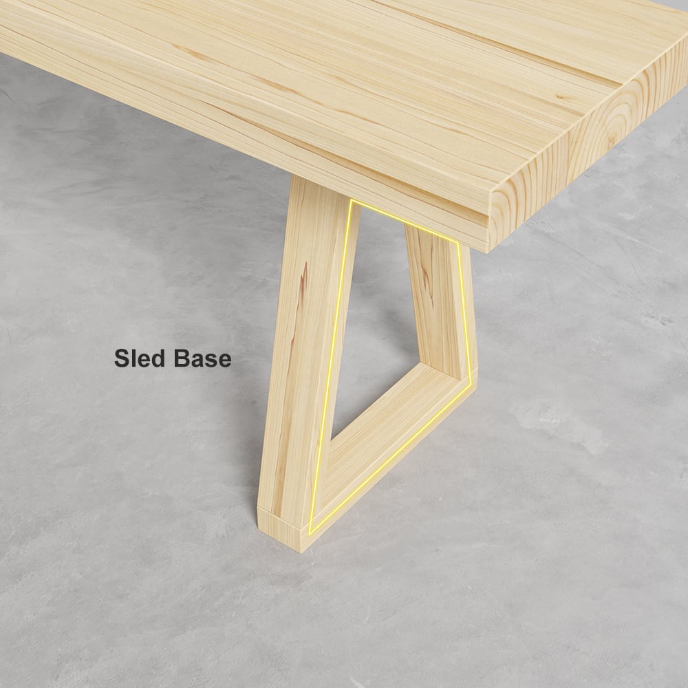 Farmhouse Wood Dining Bench in Natural Set of 2 window image