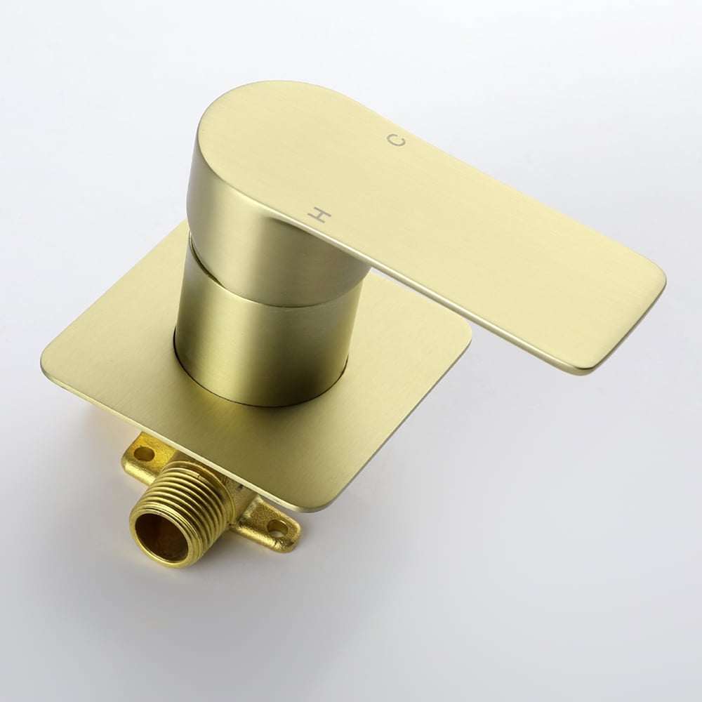 VIGO Noma Einhand-Waschbeckenarmatur – 20,3 Cm, Matt Gebürstetes Gold, Mit Keramikkartusche, 1,2 GPM