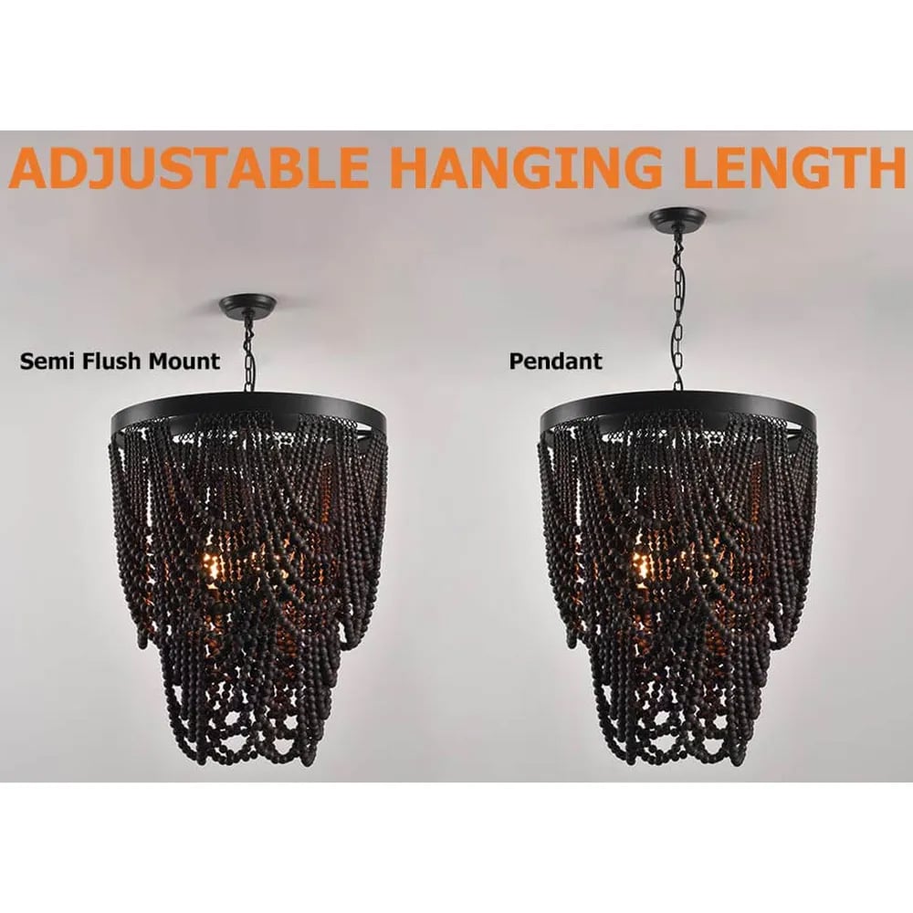 Draped beaded chandelier new arrivals