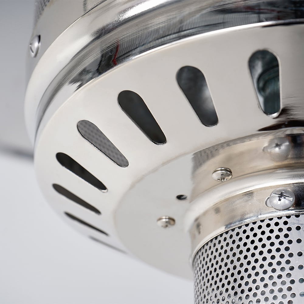 Propane Outdoor Heater 4,6000BTU Portable Patio Gas Heater with Wheels in Brown window image