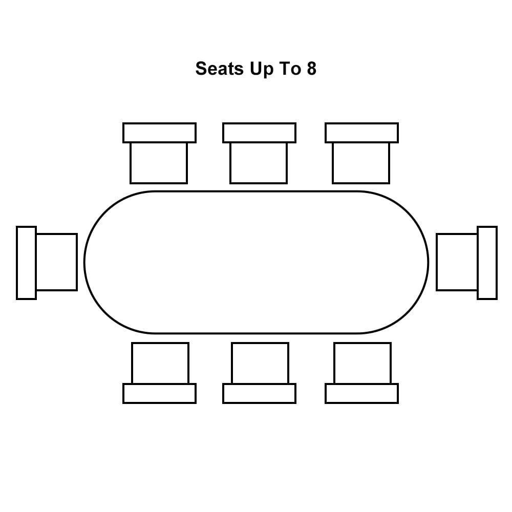 1800mm Oval White Dining Table 4 Pedestals 8 Seater Dining Room Table