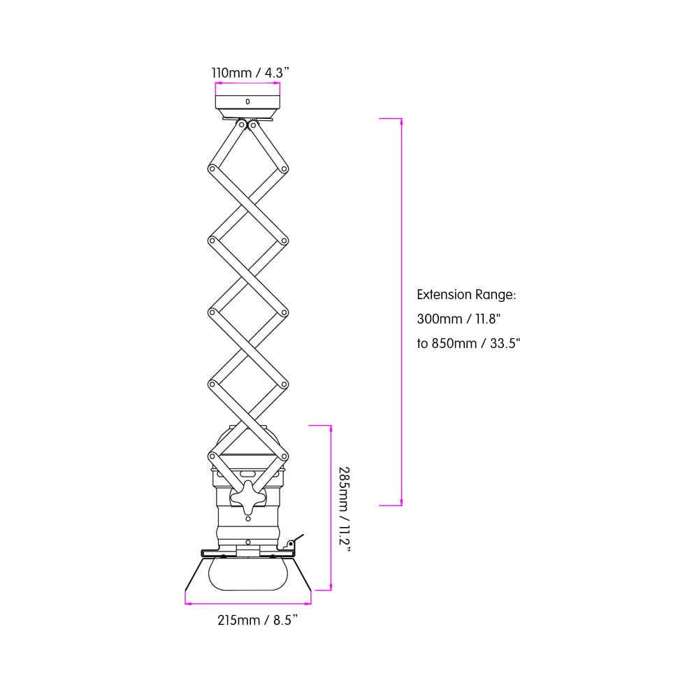 Lampe suspendue extensible industrielle à 1 ampoule en métal, noire image de fenêtre