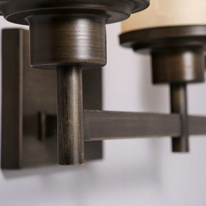 Lampe de salle de bain moderne à 3 lumières, applique murale intérieure en verre, forme de cylindre, métal noir image de fenêtre