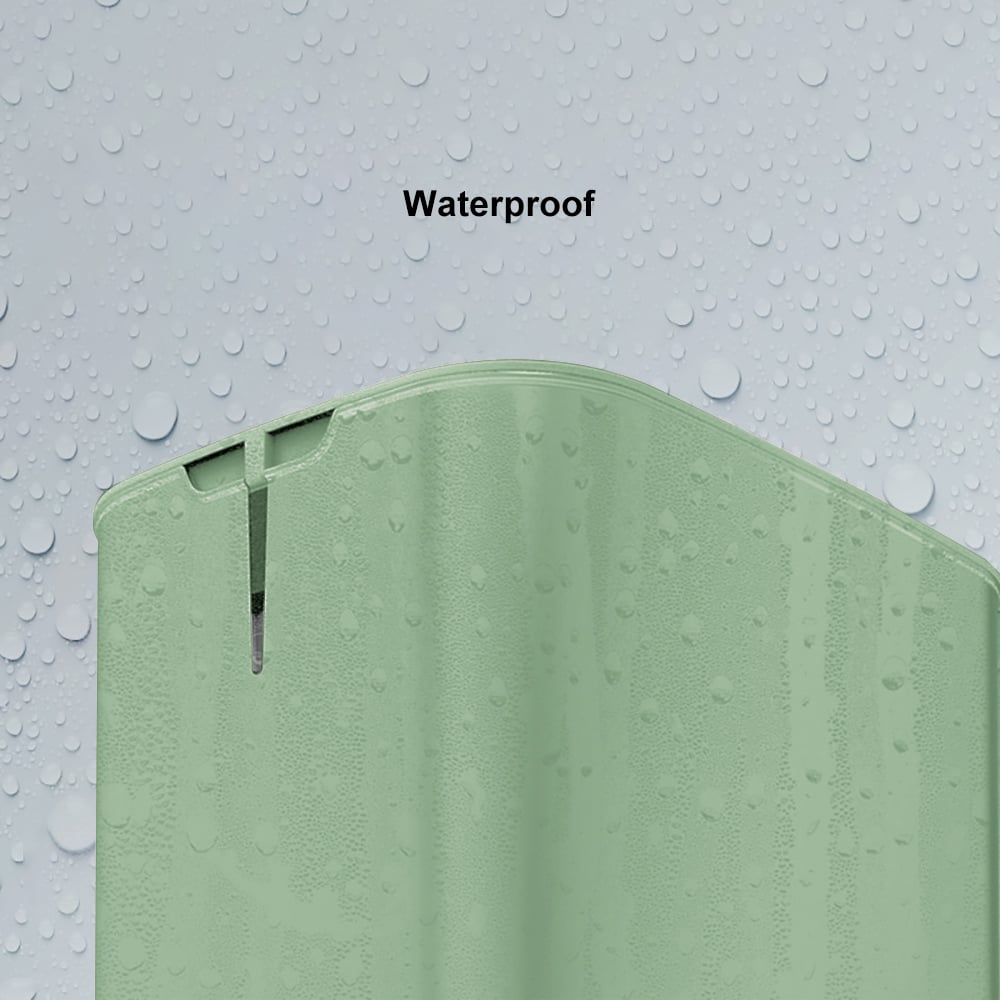 Rectangular Bathroom Touchless Sensor Trash Can Garbage Can with Lid in Green window image