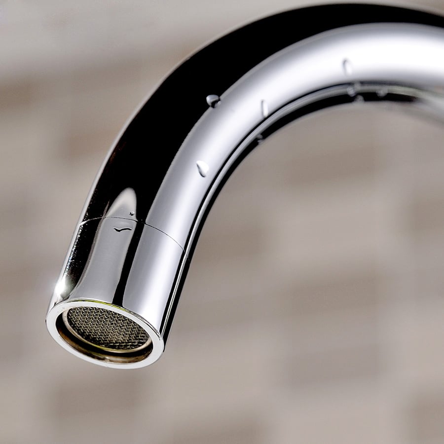 Modern Brass Chrome Kitchen Faucet Single Hole 1-Handle Faucet window image