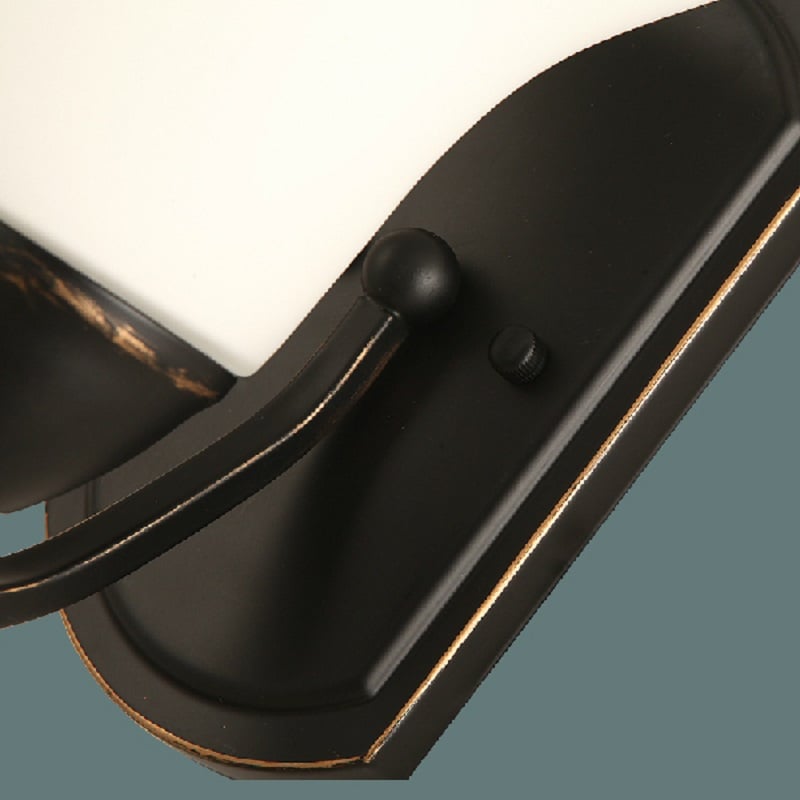 Modern 1-Light Cone Indoor Wall Sconce Metal Glass Shade in White Colour window image