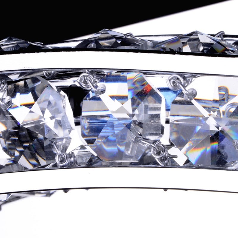 4-Light Curve Design Vanity Wall Light for Bathroom Wall Sconce in Chrome Finish window image