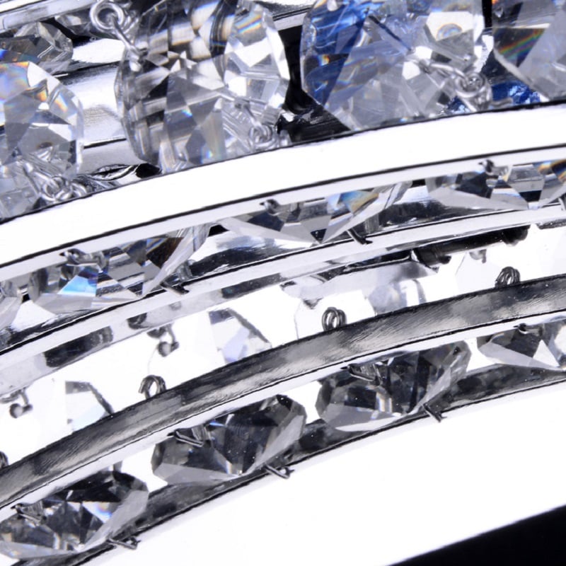 4-Light Curve Design Vanity Wall Light for Bathroom Wall Sconce in Chrome Finish window image