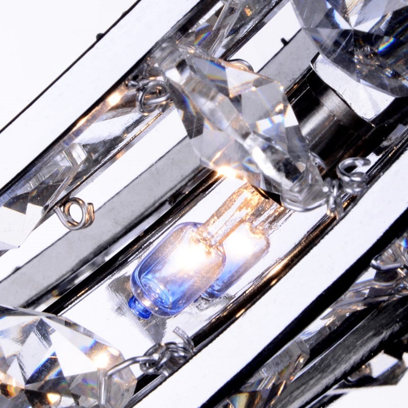 4-Light Curve Design Vanity Wall Light for Bathroom Wall Sconce in Chrome Finish window image