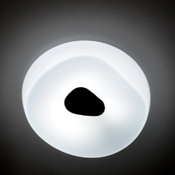 Modern White Acrylic&Metal LED Ceiling Light window image