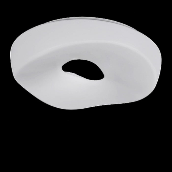 Modern White Acrylic&Metal LED Ceiling Light window image