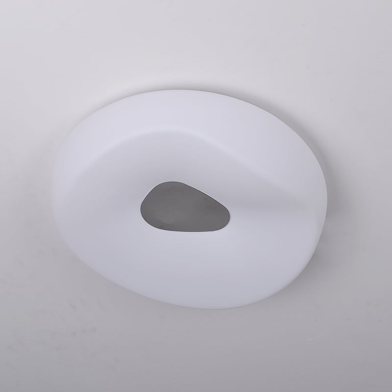 Modern White Acrylic&Metal LED Ceiling Light window image