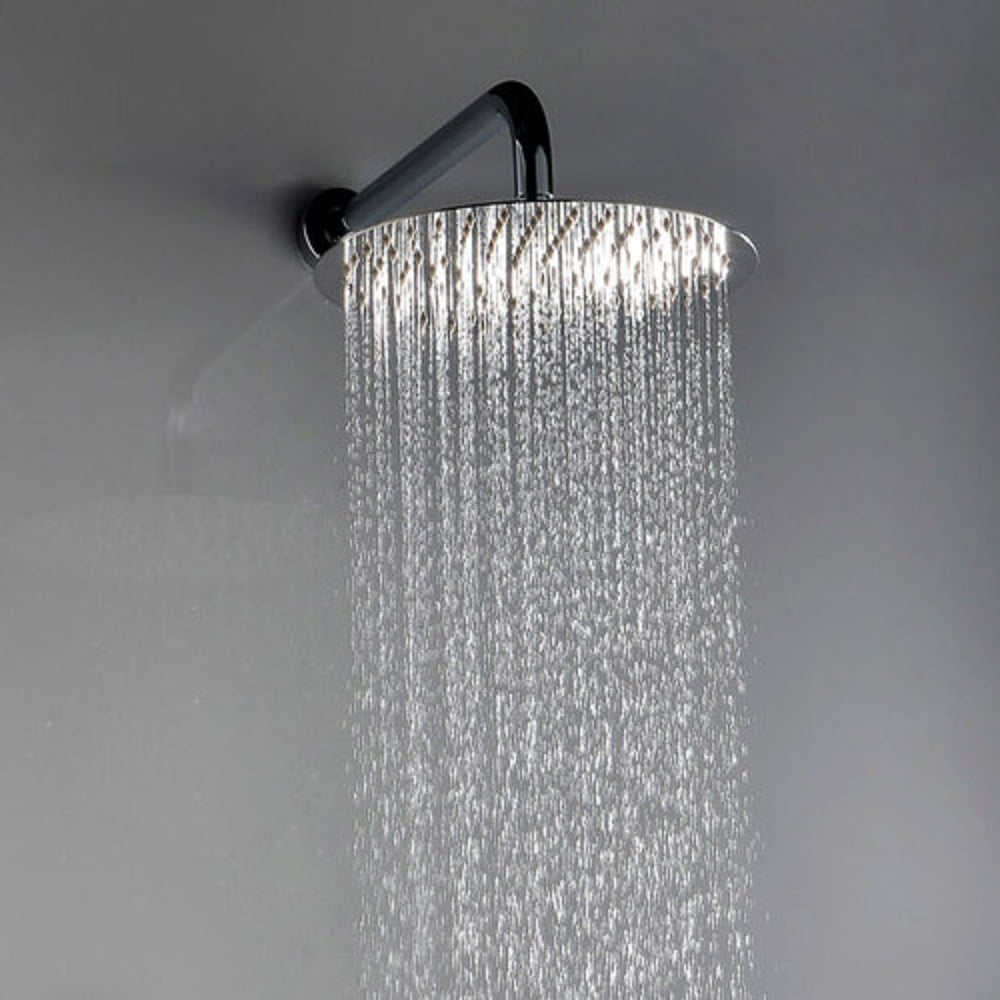 8 Inches Modern Stainless Steel Chrome Round Rain Shower Head   window image
