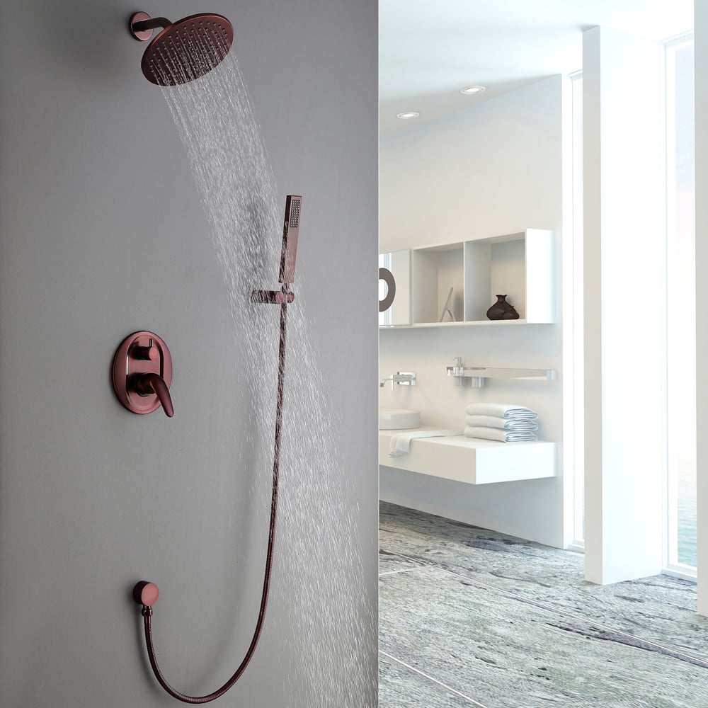 Solid Brass Wall Mount Hand Shower & Tub Spout Shower System window image