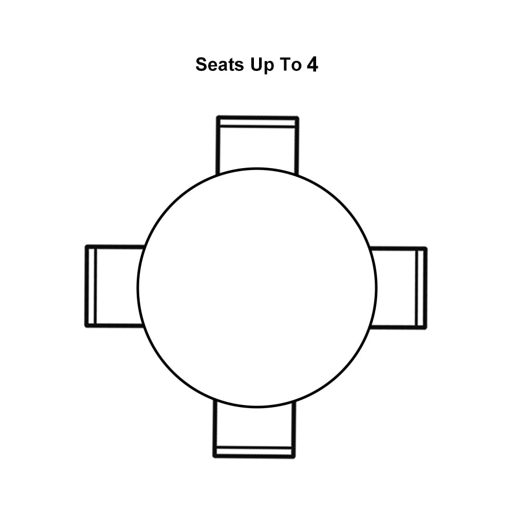 Table de salle à manger ronde moderne en pierre de 1000 mm en Pandora et or avec tréteau image de fenêtre
